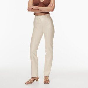 🆕 ARITZIA WILFRED | NWT Rebel Pant in Birch Vegan Leather